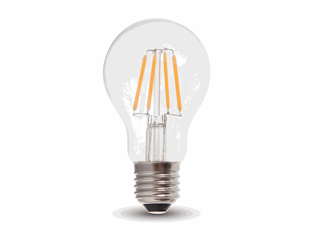 LED Bulb - 4W Filament E27 A60 2700K LUMEN: 400
